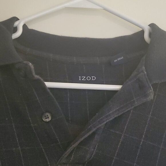 Men's Collared three button light sweater - Picture 6 of 6